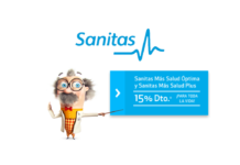 Con Sanitas disfruta de un descuento del 15% ¡DE POR VIDA!